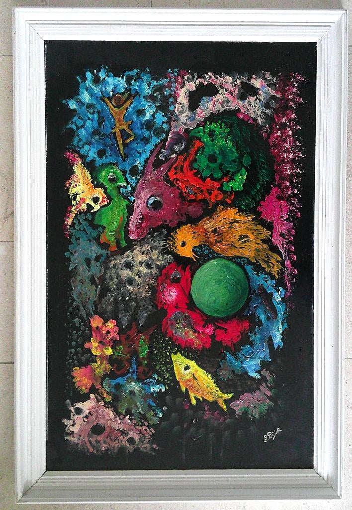 Compositie van vnl. dieren ca.1980 - Gerda Peiser, Antiek en Kunst, Ophalen of Verzenden