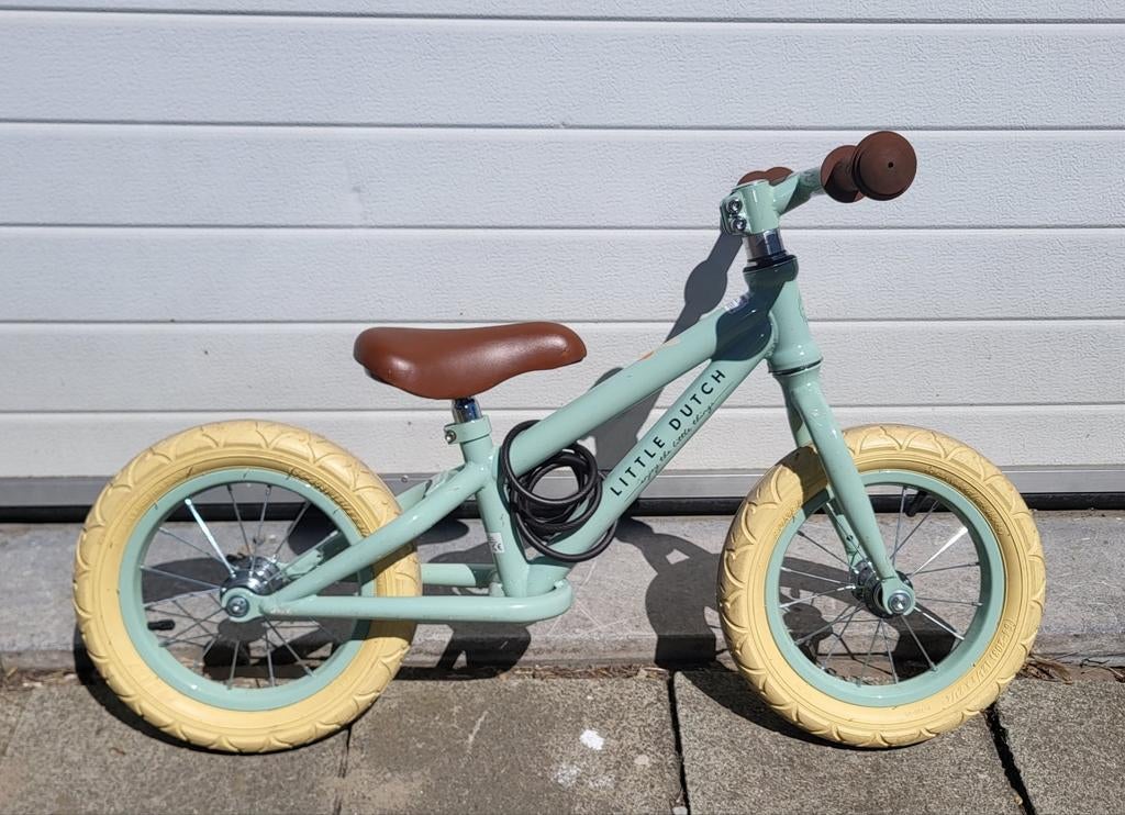 Loopfiets Little Dutch - olive mat - nieuwstaat, Ophalen, Zo goed als nieuw, Minder dan 16 inch, Little dutch