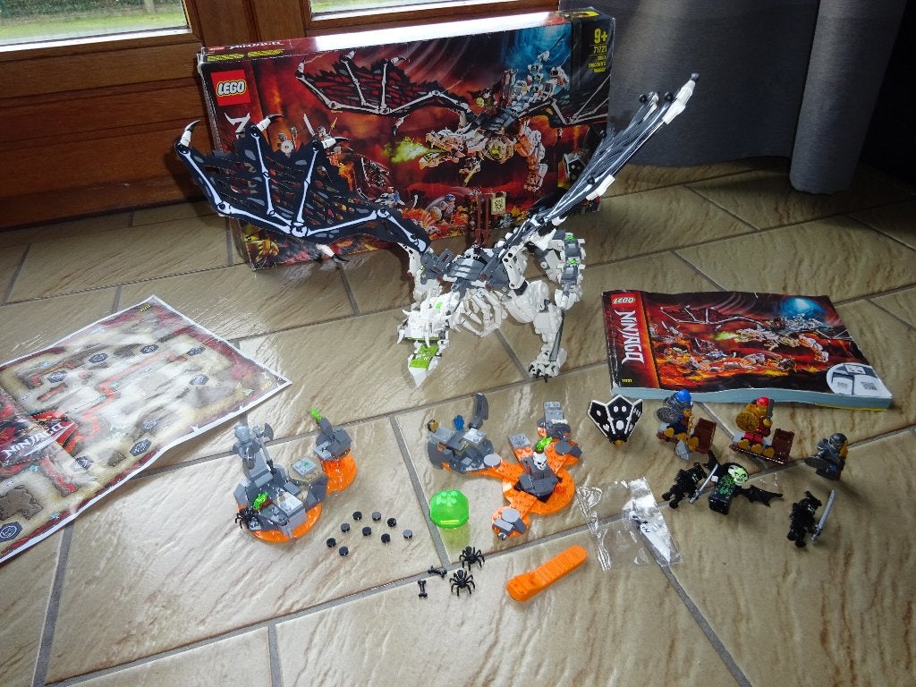 lego ninjago draak, Kinderen en Baby's, Inclusief instructies, Lego, Ophalen of Verzenden, Zo goed als nieuw