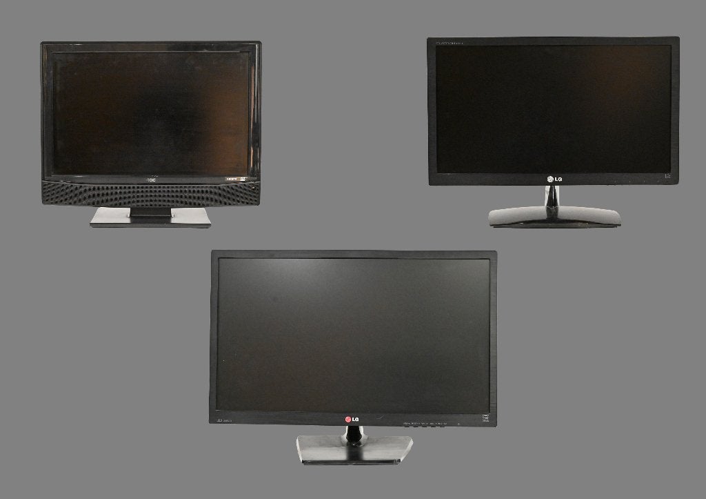 3 écrans, Informatique & Logiciels, Autres types, Autres résolutions, Enlèvement, Utilisé