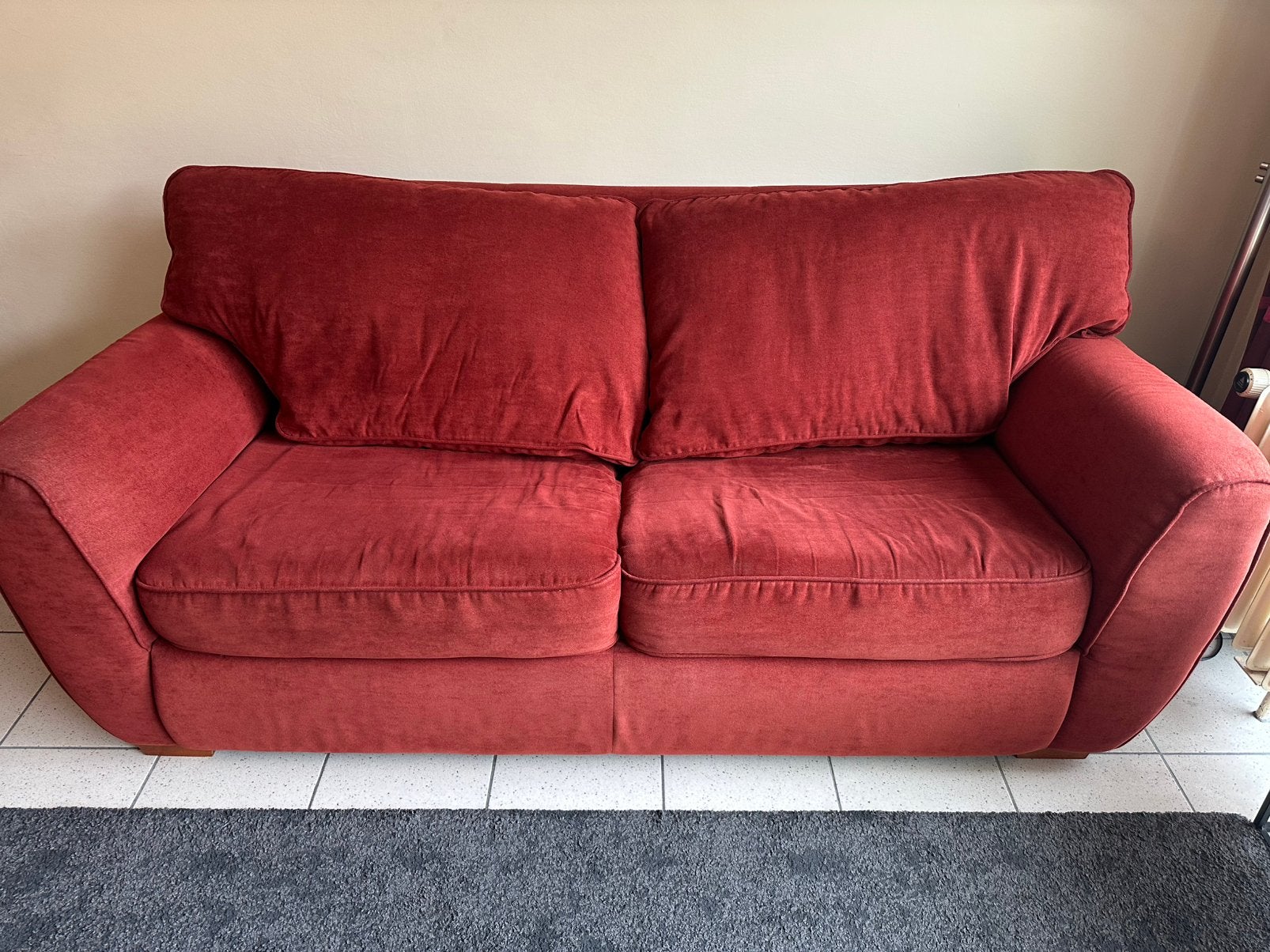 Zetelbed met matras, Ophalen, Gebruikt, Overige kleuren, Tweepersoons