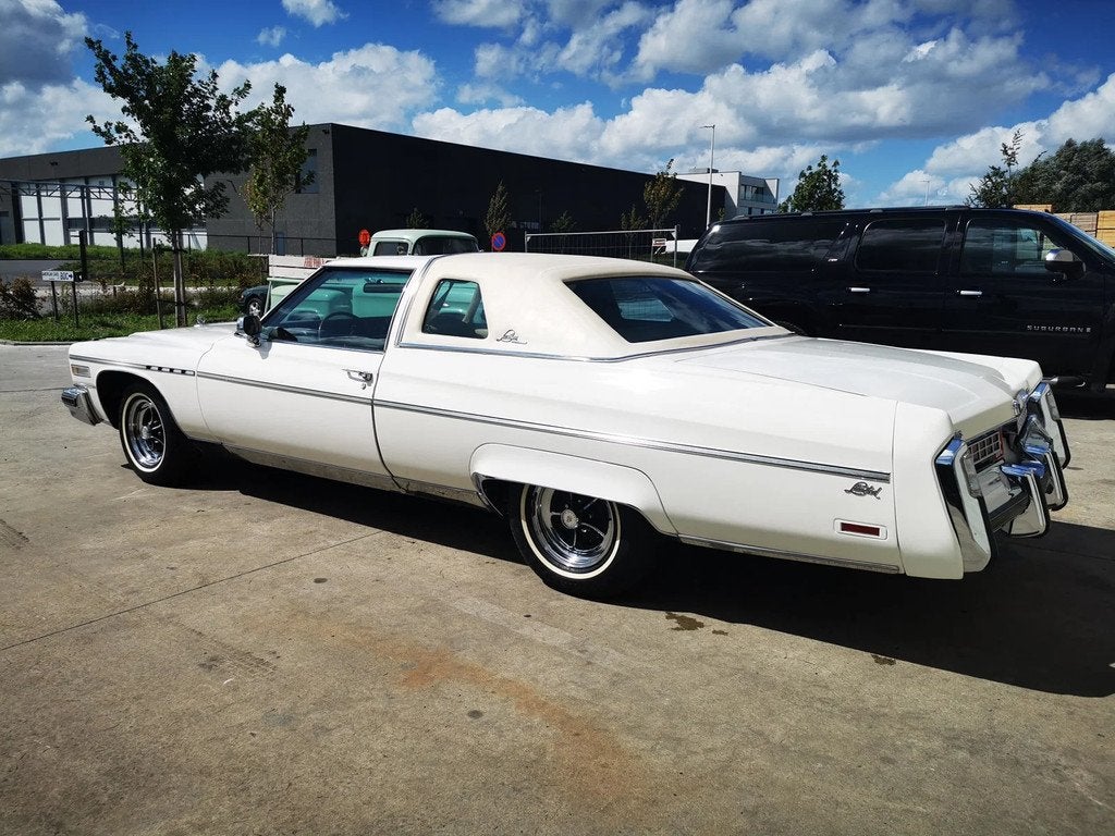Buick Coupe lesabre (bj 1976, automaat), Auto's, Beige, Wit, Leder, 5 zetels