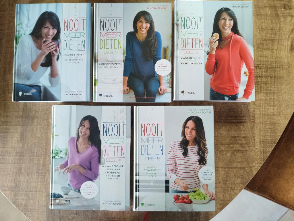 Volledige reeks Sandra Bekkari "Nooit meer diëten", Boeken, Gezondheid, Dieet en Voeding, Nieuw, Ophalen