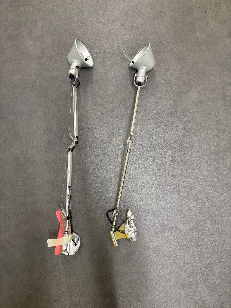 2 originele Artemide Tolomeo Micro wandlampen, Ophalen of Verzenden, Zo goed als nieuw, Metaal