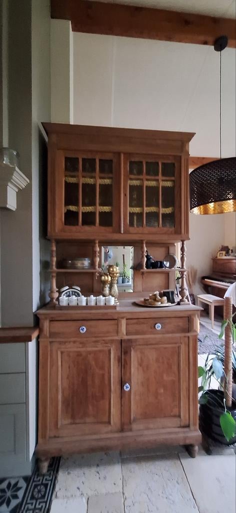 Buffet ancien, Maison & Meubles, Enlèvement, Verre