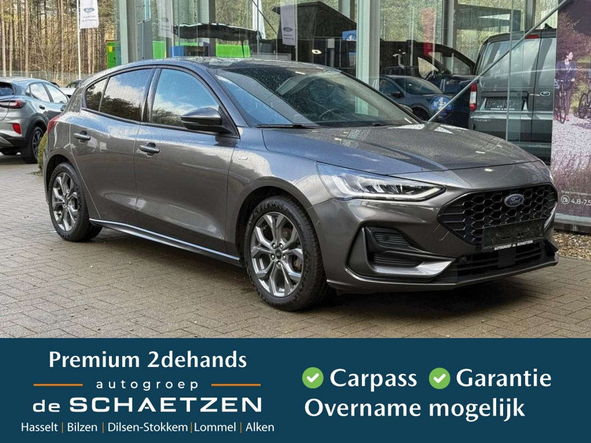 Ford Focus EcoBoost mHEV ST-Line (bj 2023), Auto's, Ford, Focus, 1349 kg, Stof, Gebruikt