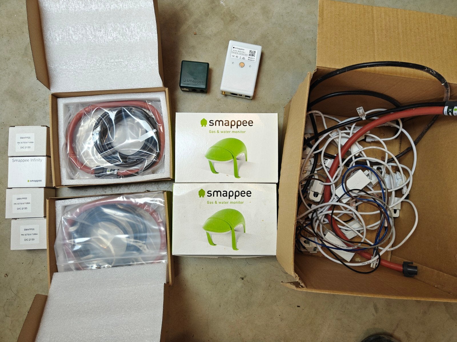 Smappee infinity starters kit + gedetailleerd gas, water,, Enlèvement