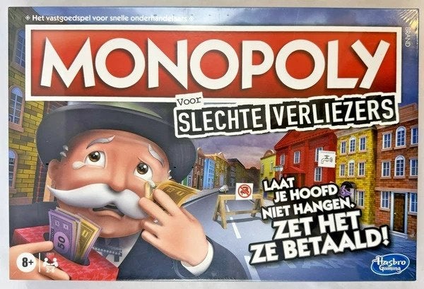 Nouveau jeu de plateau Hasbro Monopoly for Bad Losers, Hobby & Loisirs créatifs, Envoi, Comme neuf, Hasbro