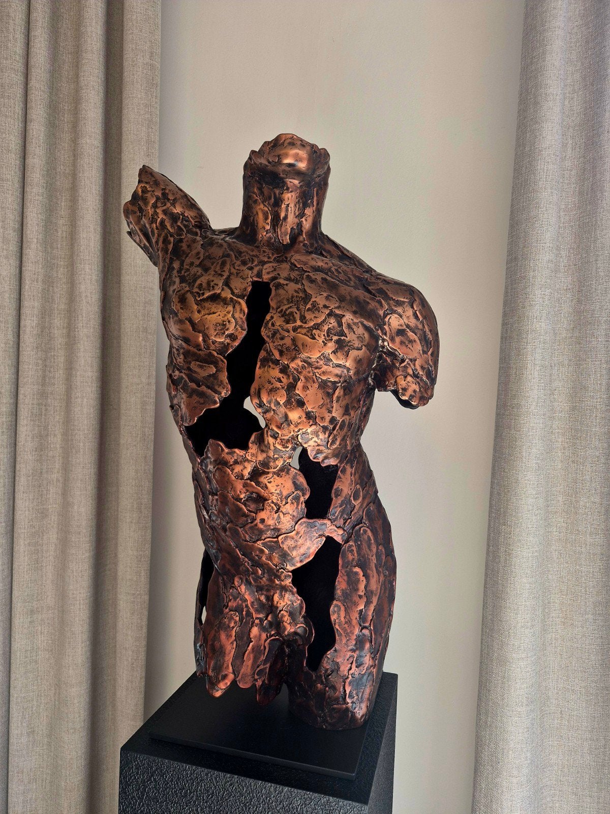 Mannelijke buste, torso, beeld, sculptuur, Ophalen