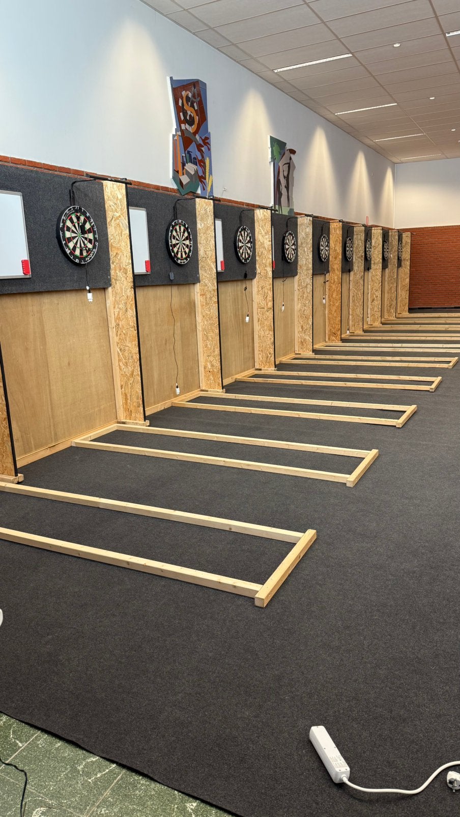 16 dartsstanden (niet afzonderlijk te koop), Enlèvement, Utilisé, Autres types