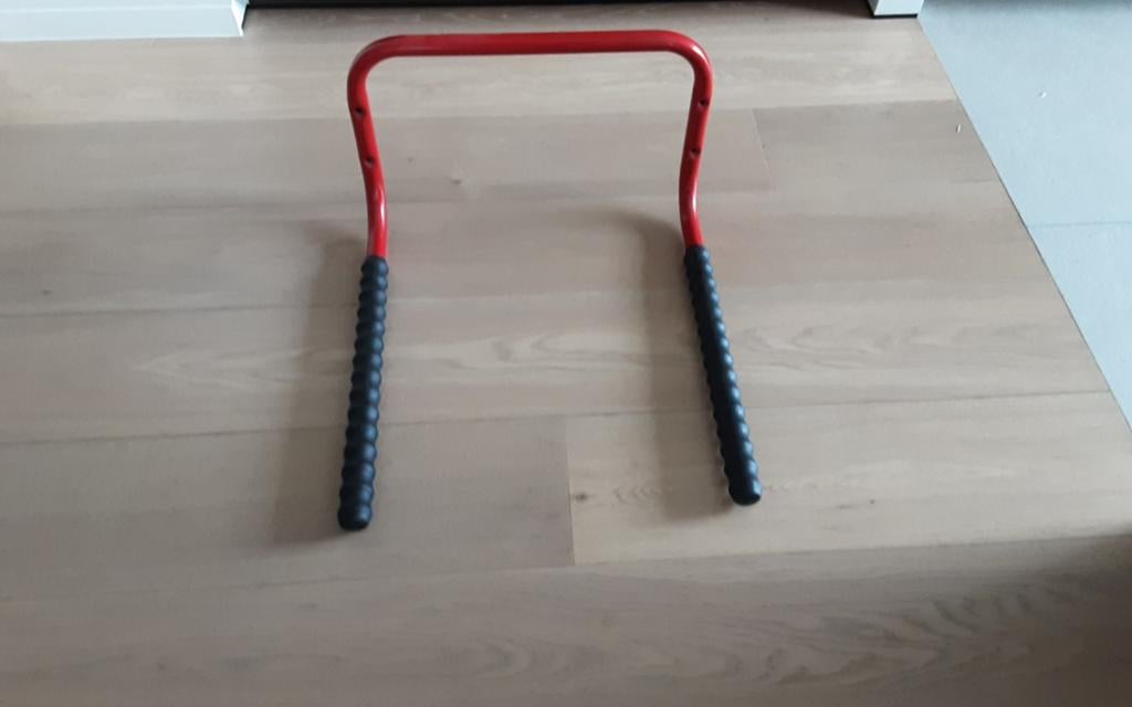 Fiets ophangbeugel en fietspomp, Ophalen