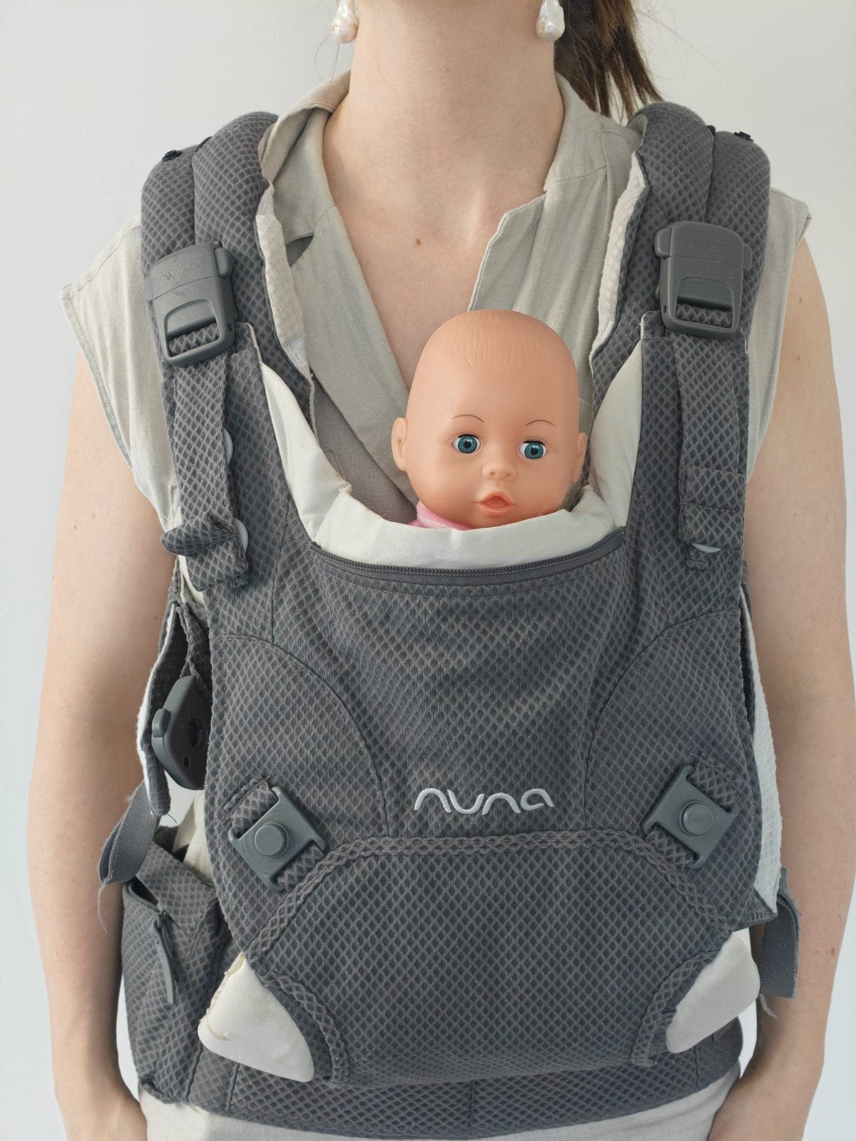 Nuna baby draagzak baby grijs, Enlèvement, Porte-bébé