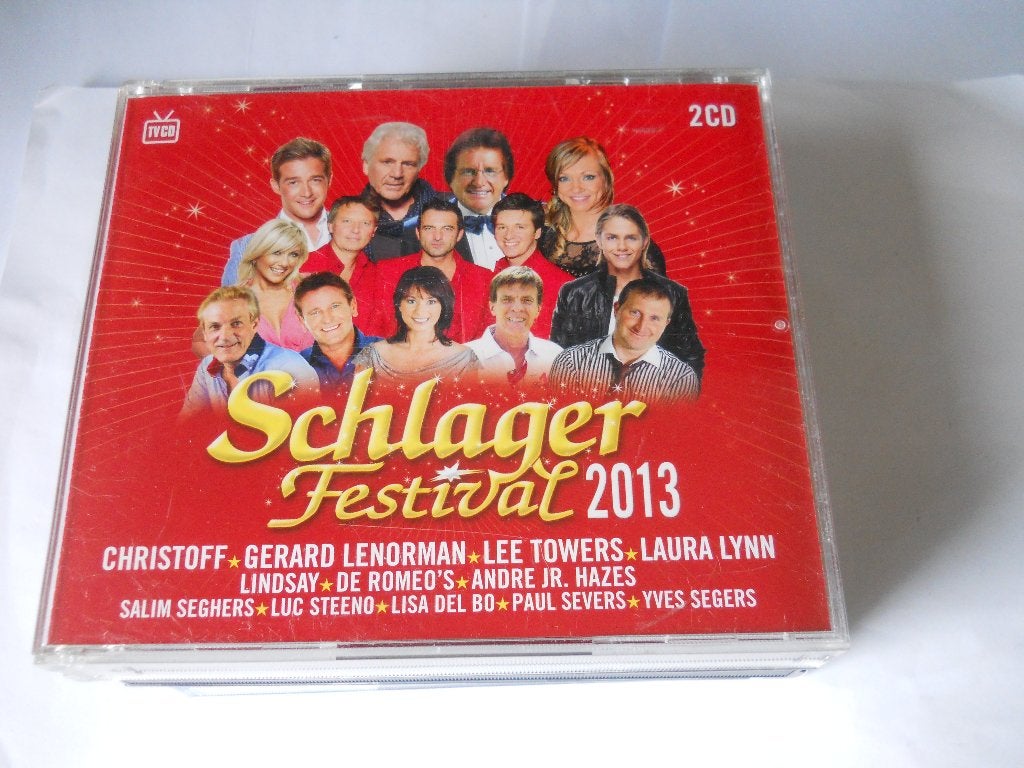 2 CD BOX - SCHLAGER FESTIVAL 2013, En néerlandais, Enlèvement ou Envoi, Premier pressage, Comme neuf