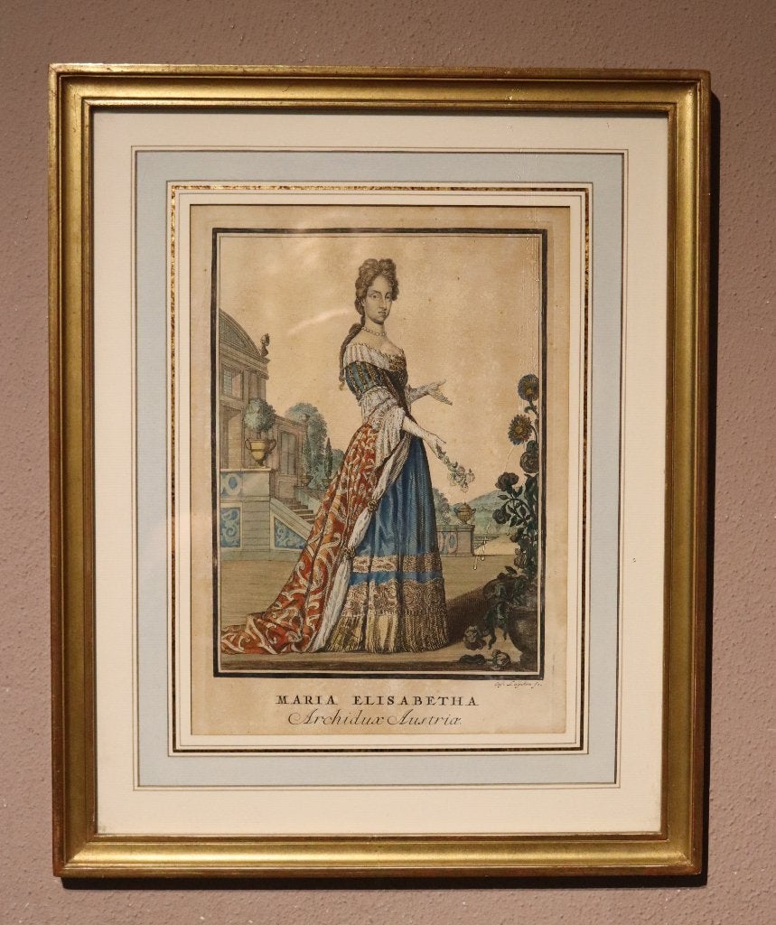 Belle gravure ancienne encadrée, Antiquités & Art, Art | Eaux-fortes & Gravures, Enlèvement ou Envoi, Eau-forte