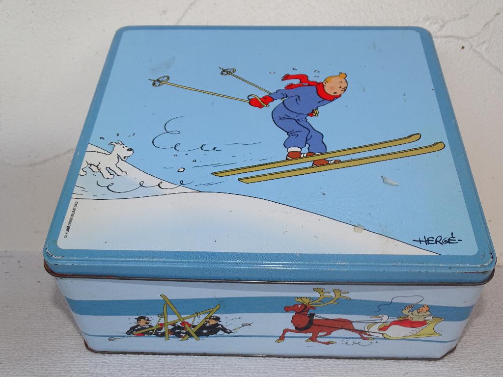 Kuifje - blikken doos (Delacre), Enlèvement ou Envoi, Tintin, Utilisé, Ustensile