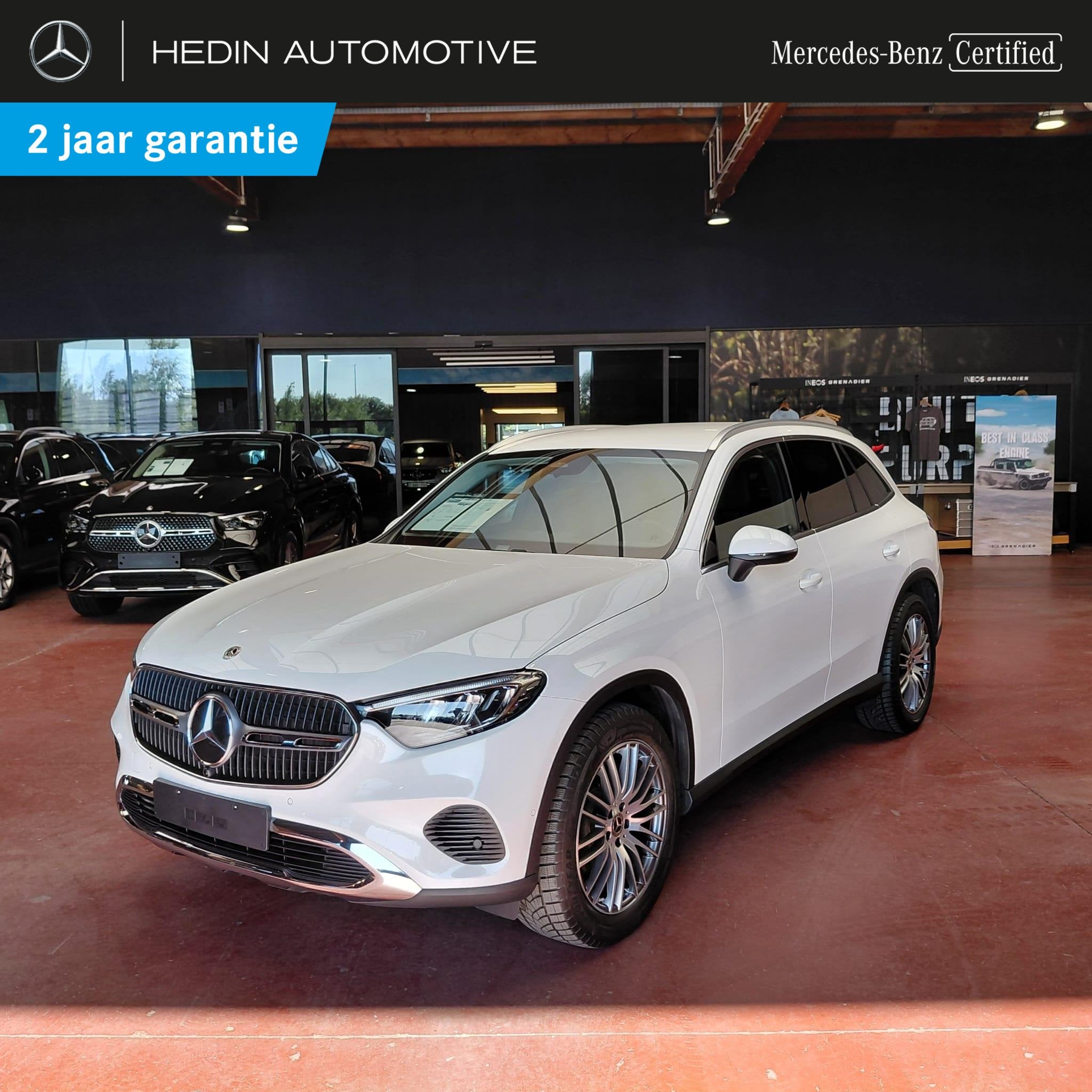 Mercedes-Benz GLC-klasse 200 4MATIC SUV Luxury Line | Memory, Auto's, Automaat, Gebruikt, Wit, https://public.car-pass.be/vhr/dcbc02d1-d893-457a-b16d-26347b391e8f