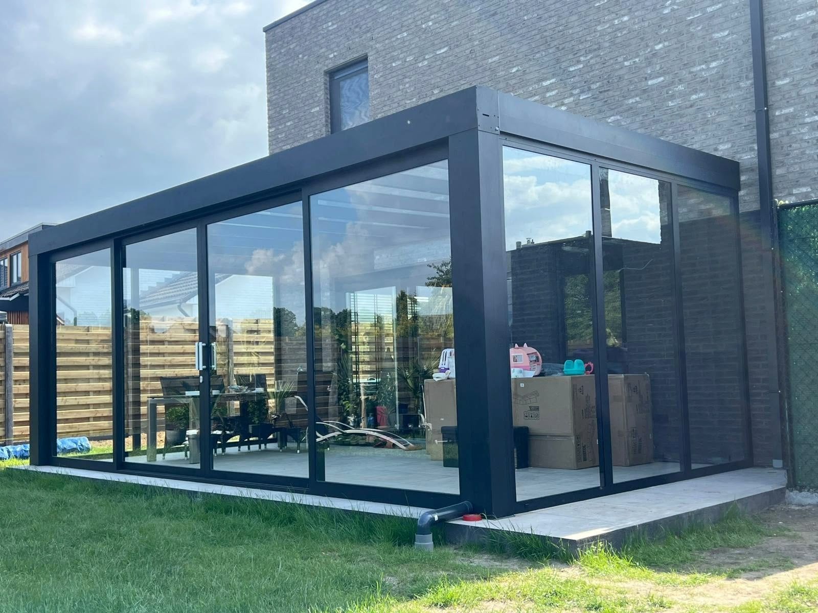 Plaatsen overkapping op maat, Tuin en Terras, Ophalen, Nieuw, Veranda
