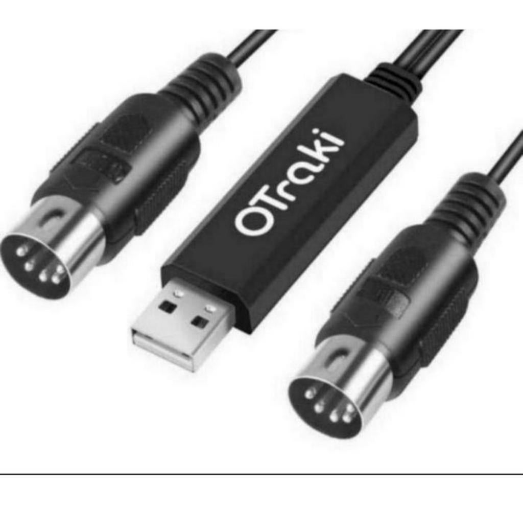 Clavier musique vers USB, câble MIDI à 5 broches de 3 mètres, Enlèvement ou Envoi, Neuf, 2 à 5 mètres