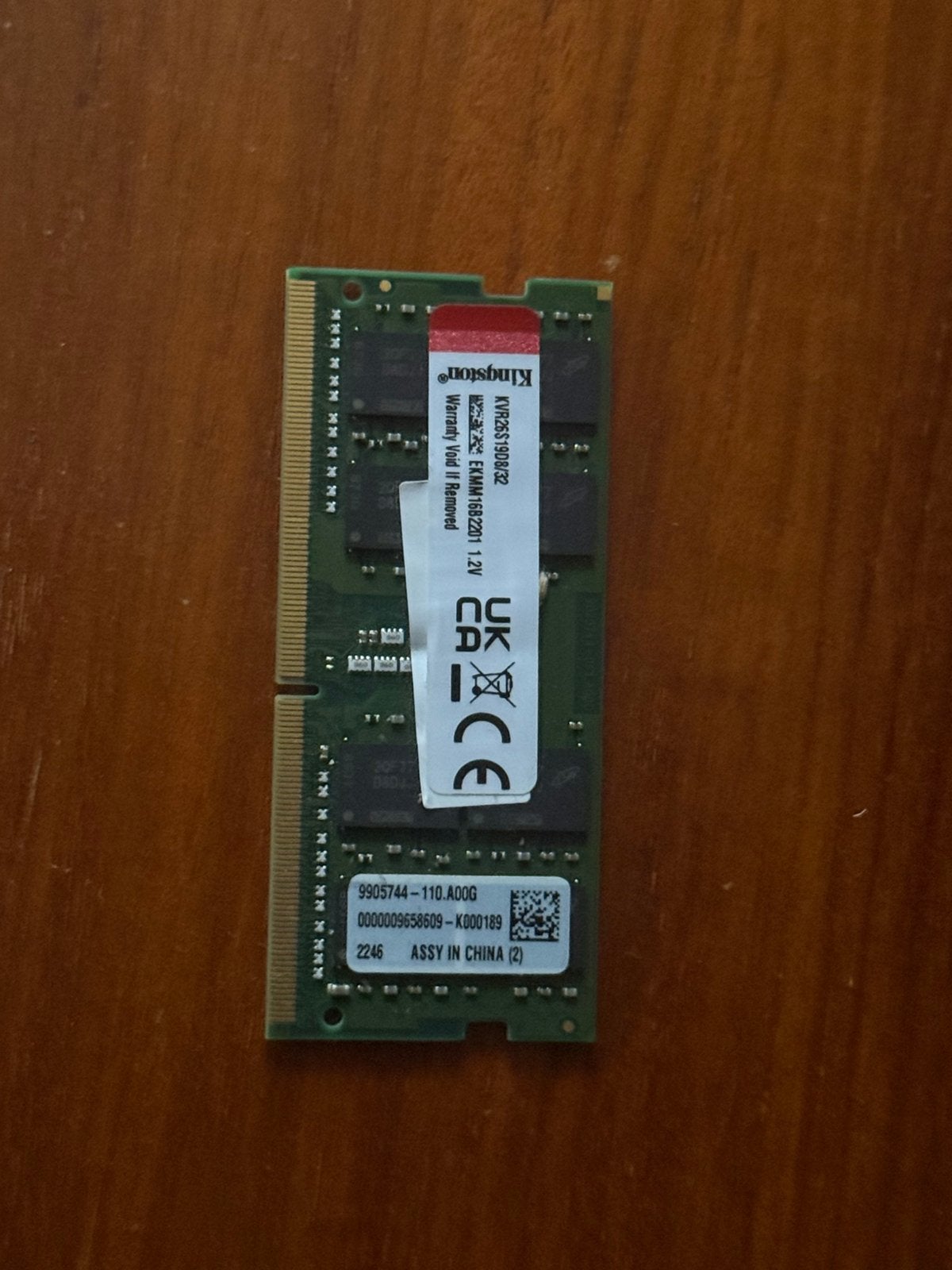 RAM SODIMM DDR4 32 Go - 2666 MHz, Informatique & Logiciels, Enlèvement, Comme neuf, DDR4, Laptop