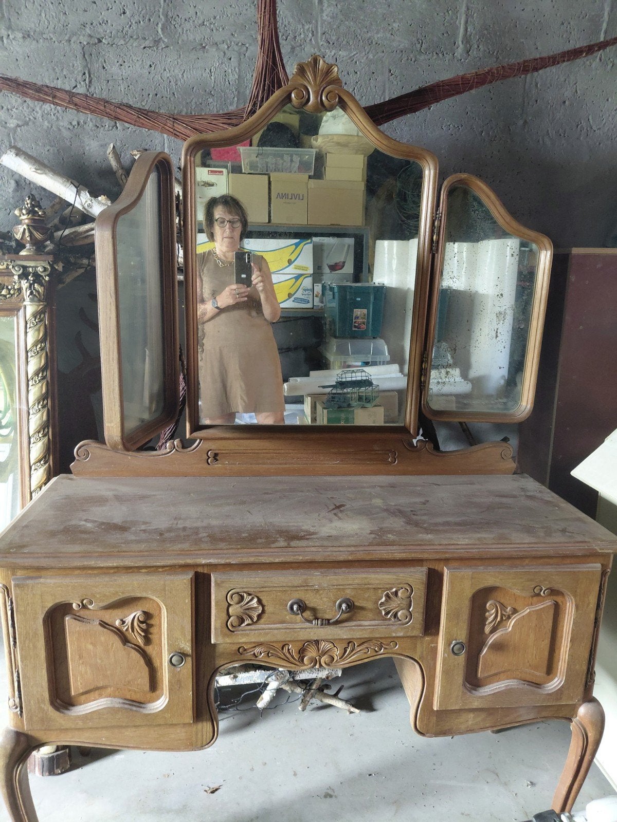 Ancienne coiffeuse, Maison & Meubles, Enlèvement