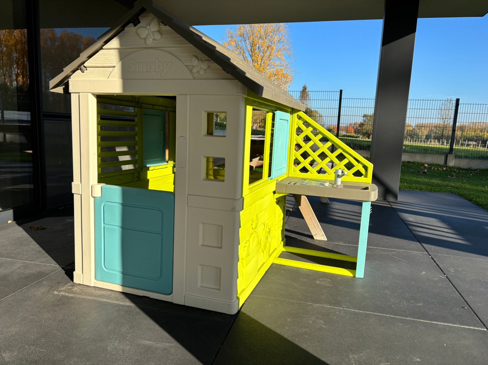 Smoby Speelhuisje met Zomerkeuken (Prima staat!), Ophalen, Zo goed als nieuw, Plastic