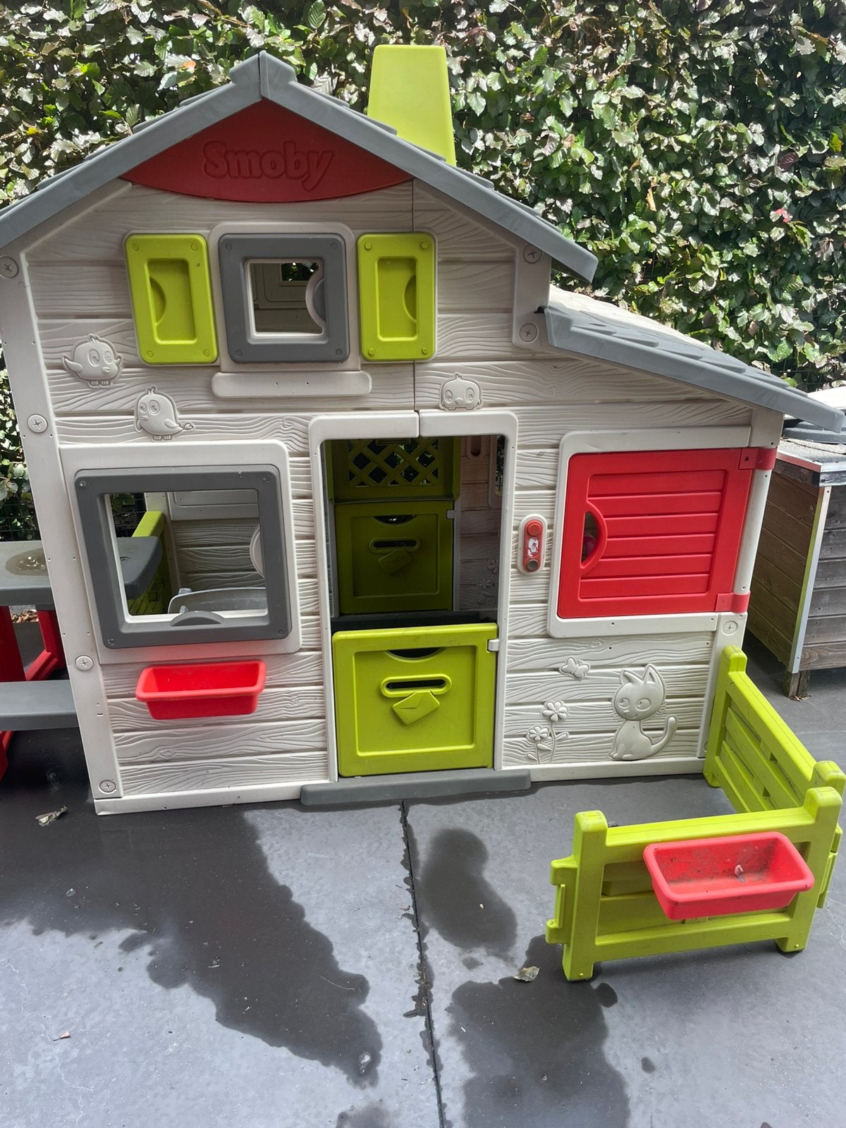 Smoby speelhuis, Ophalen, Zo goed als nieuw, Kunststof