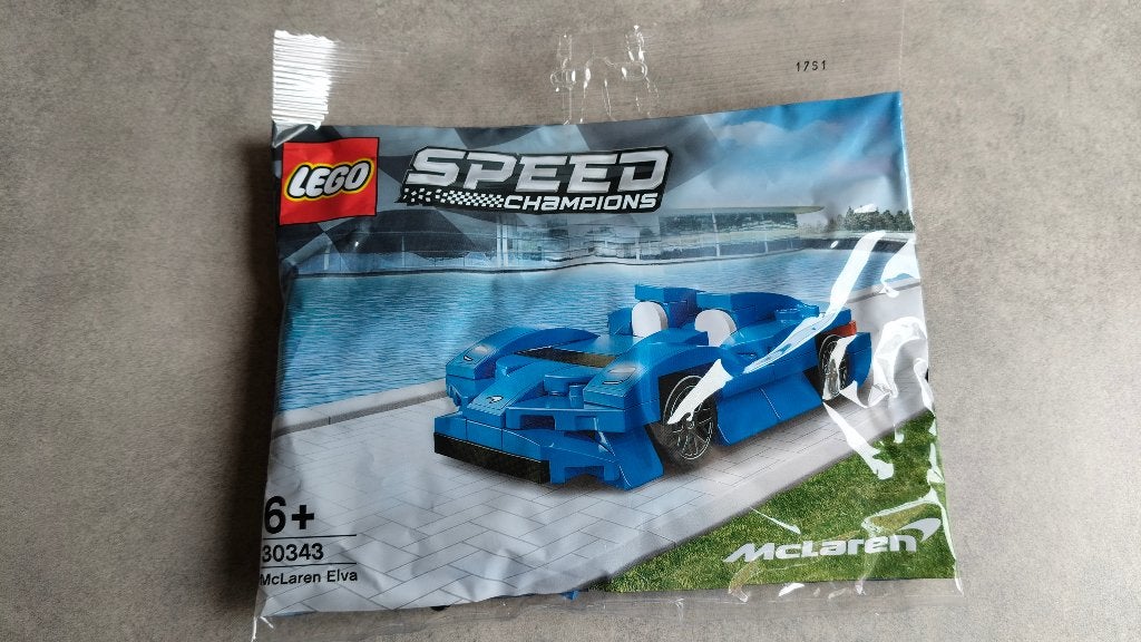 lego speed champions 30343 mclaren elva, Lego, Nieuw, Complete set, Speed Champions