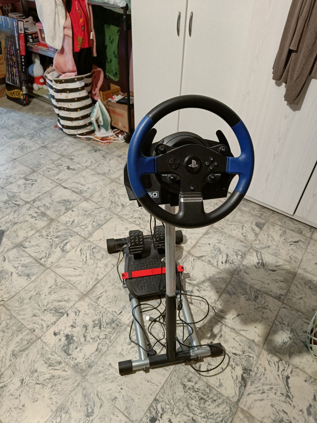 Thustmaster T150 stuur + pedalen PS3/PS4/PC, Games en Spelcomputers, Ophalen, Gebruikt, Stuur of Pedalen, PlayStation 3