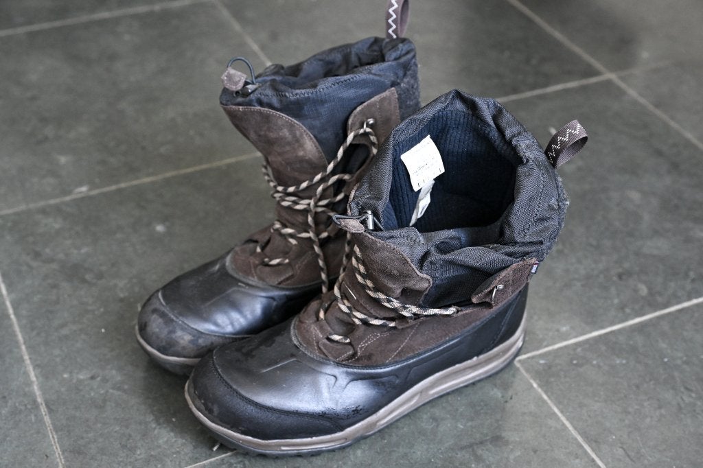 Herenschoenen winterboots maat 46, Quechua, Bruin, Boots, Ophalen of Verzenden