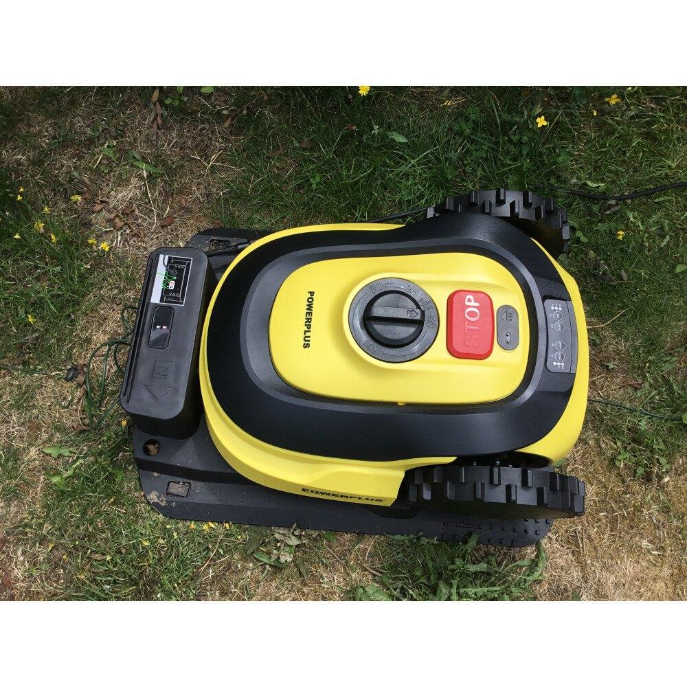 Powerplus POWXG6305 Robotmaaier - 18V - gazons ca. 500m², Tuin en Terras, Ophalen, Zo goed als nieuw, Minder dan 20 cm, Powerplus garden