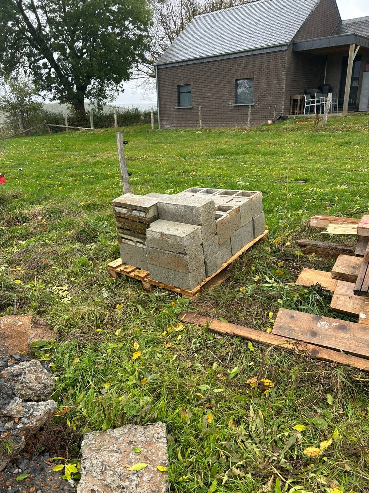 blocs beton divers, Jardin & Terrasse, Enlèvement, Comme neuf