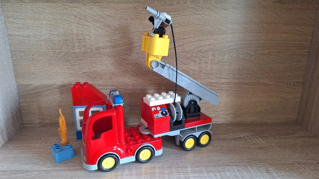 Duplo brandweerwagen, Ophalen of Verzenden, Gebruikt, Duplo