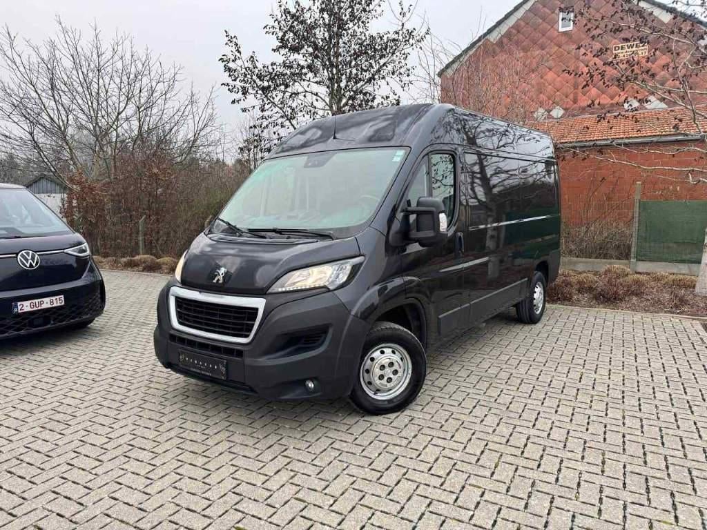 Peugeot Boxer 2.2 - 2020/106.000 km/Diesel - Gekeurd, Auto's, Bluetooth, Zwart, Zwart, Leder