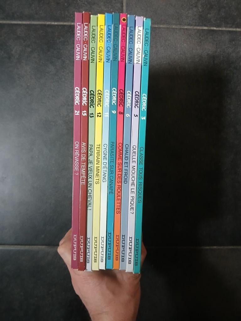 Lot de 10 bd Cedric, Livres, BD, Enlèvement ou Envoi