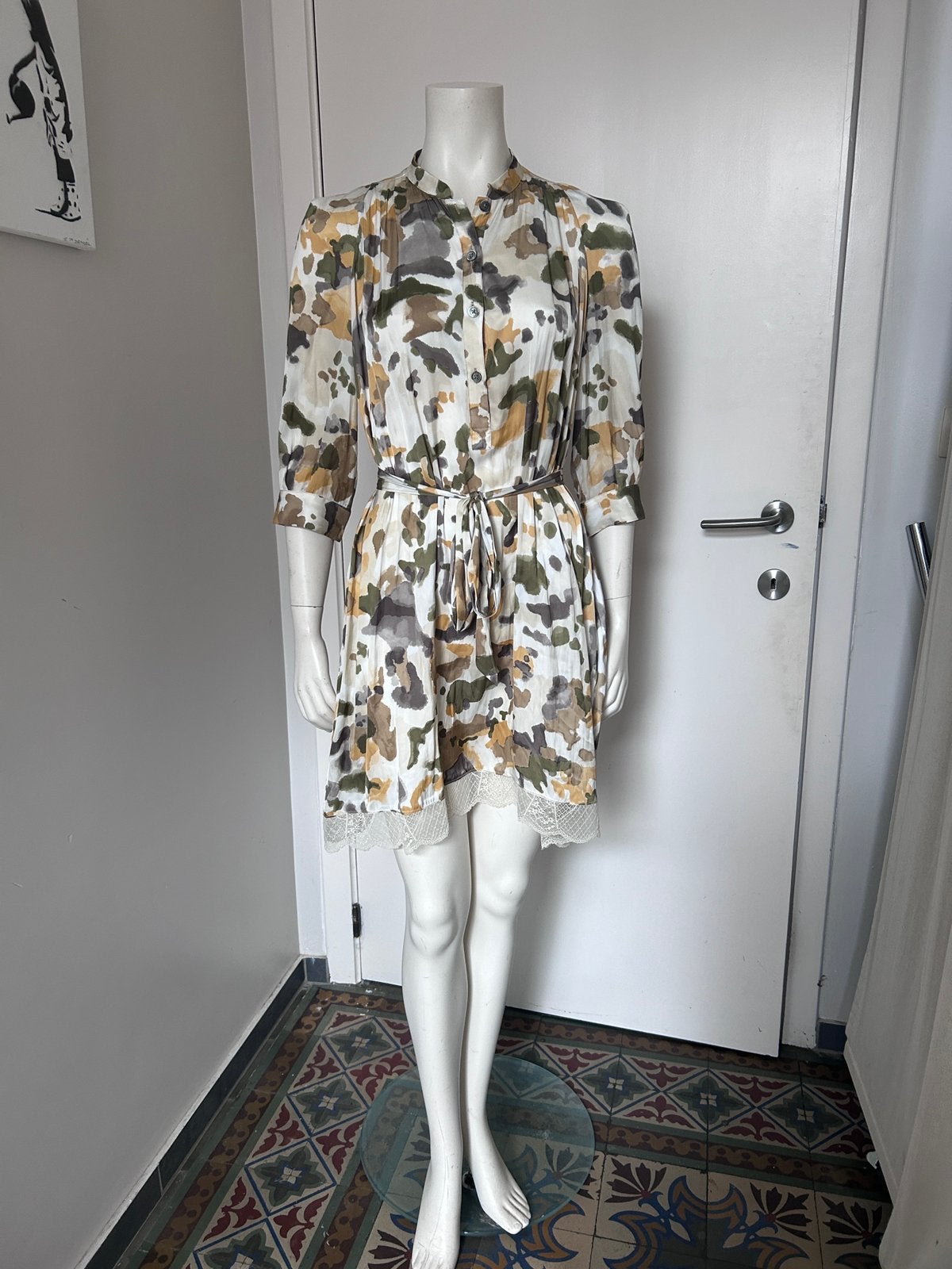 Zadig & Voltaire robe motifs M retouch Camou, Enlèvement ou Envoi, Comme neuf
