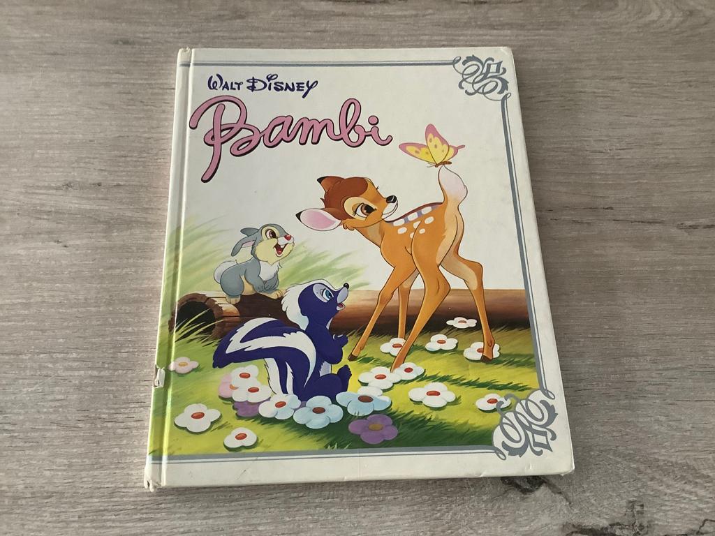 Walt Disney Bambi vintage voorleesboek (1981), Gelezen, Jongen of Meisje, Walt Disney, Ophalen of Verzenden