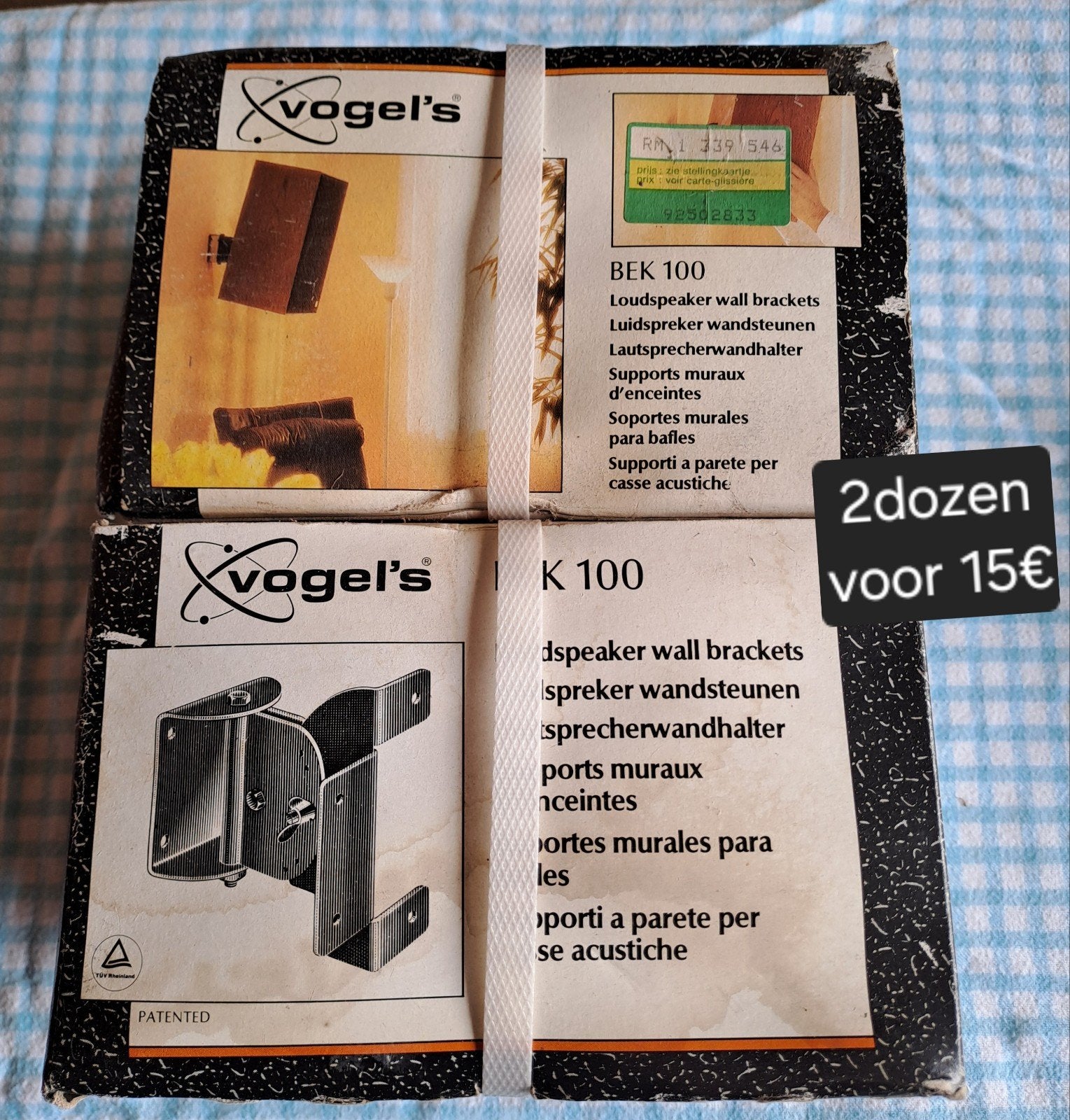 muurbeugels voor luidspreker boxen, Audio, Tv en Foto, Luidsprekerboxen, Ophalen of Verzenden, Nieuw