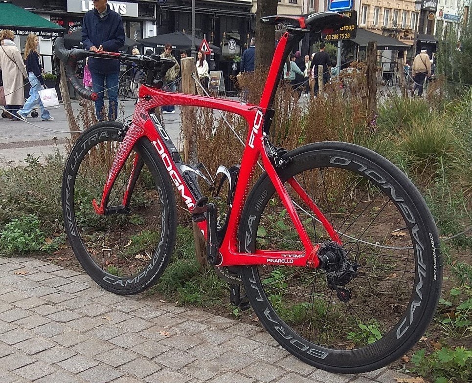 PINARELLO DOGMA F10 mt 53 CAMPAGNOLO SUPER RECORD EPS, Fietsen en Brommers, Ophalen, 28 inch, Carbon, 10 tot 15 versnellingen