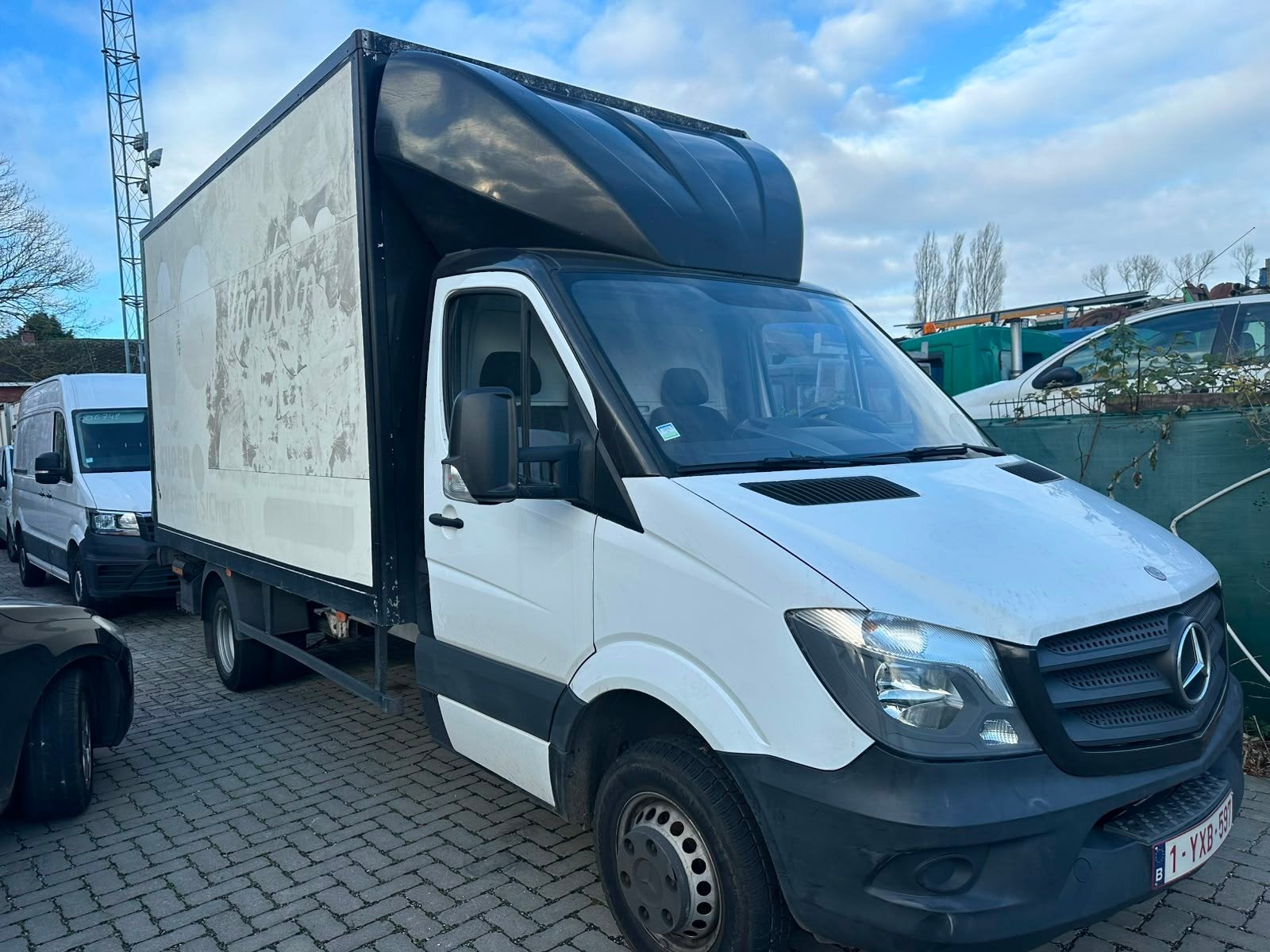 Mercedes Sprinter CDi Meubelbak Laadlift 2015 Airco 220dkm, Auto's, Bestelwagens en Lichte vracht, 100 kW, Stof, 4 cilinders, Wit