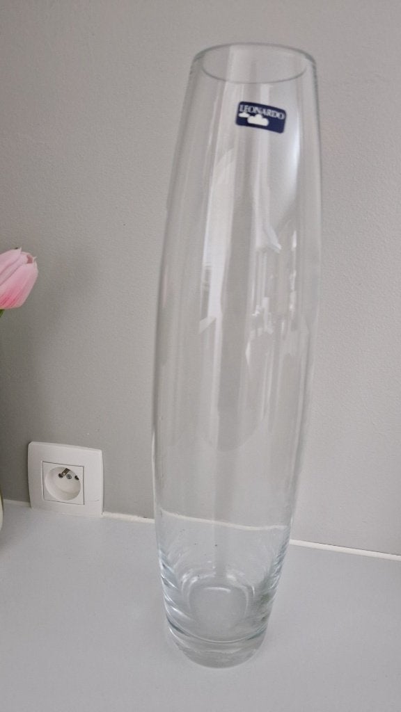 Leonardo hoge smalle vaas, Ophalen, Overige kleuren, Minder dan 50 cm, Glas