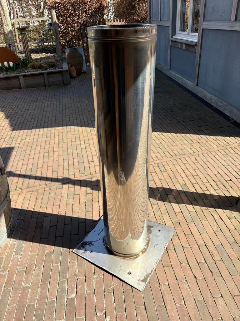 Inox afvoerbuis, Doe-het-zelf en Bouw, Ophalen, Zo goed als nieuw, Inox