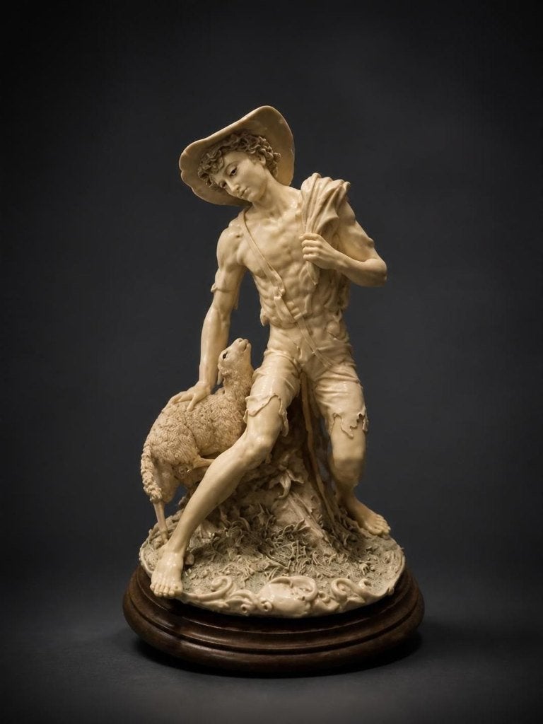 Kunstharsfiguur, gesigneerd Giuseppe Armani., Antiek en Kunst, Antiek | Keramiek en Aardewerk, Ophalen