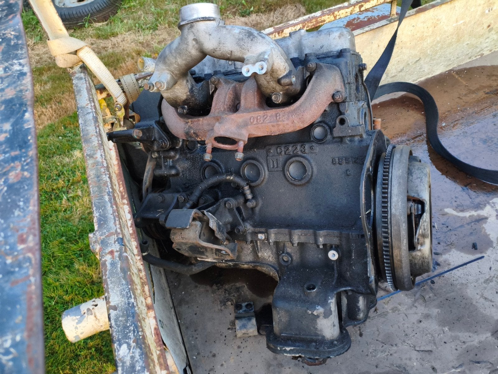 Moteur diesel isuzi c223 de 2,238 cc construit en 1989, Enlèvement, Utilisé