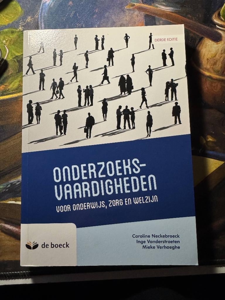 Onderzoeksvaardigheden voor onderwijs, zorg en welzijn, Boeken, Studieboeken en Cursussen, Verzenden, Zo goed als nieuw, Hogeschool