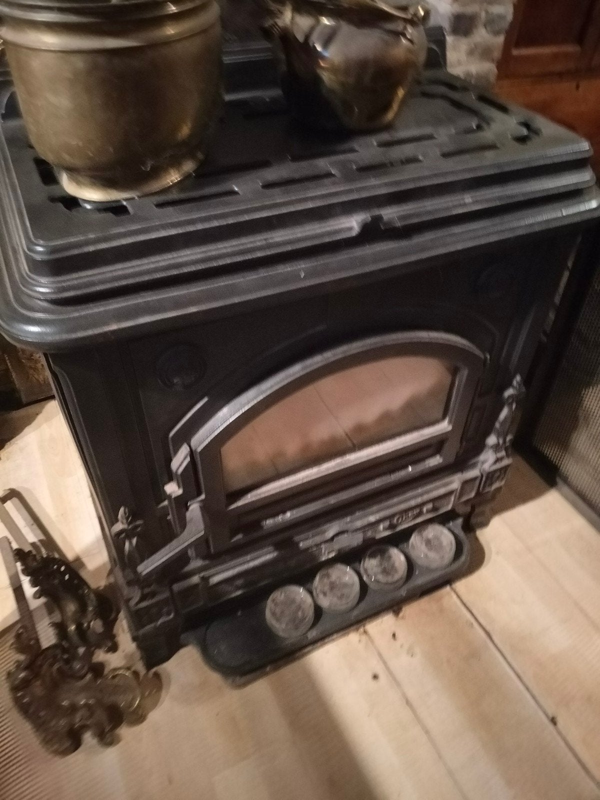 kolenkachel efel giant defect, Huis en Inrichting, Ophalen, Gebruikt, Overige brandstoffen, Vrijstaand