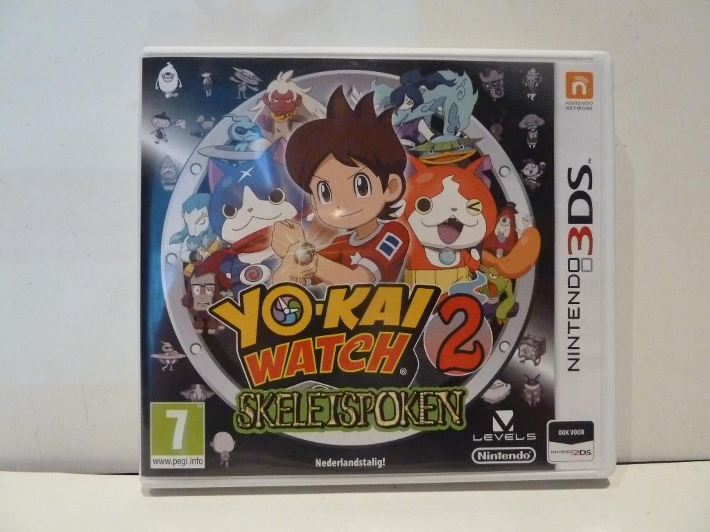 Nintendo 3 DS game Yo-Kai watch 2 skeletspoken, Consoles de jeu & Jeux vidéo, Jeux | Nintendo 2DS & 3DS, Enlèvement ou Envoi, Utilisé