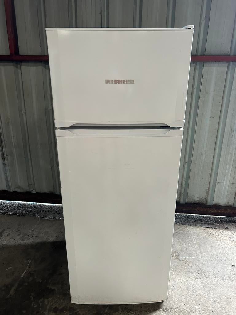 Koelkast liebherr met vriesvak, Ophalen, Gebruikt, 120 tot 140 cm, Met aparte vriezer