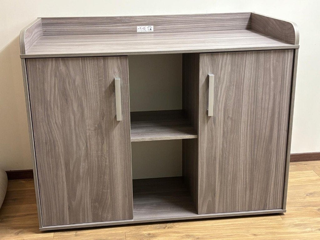 Verzorgingstafel + kinderbed grijs, Zo goed als nieuw, Minder dan 140 cm, Minder dan 70 cm, Ophalen