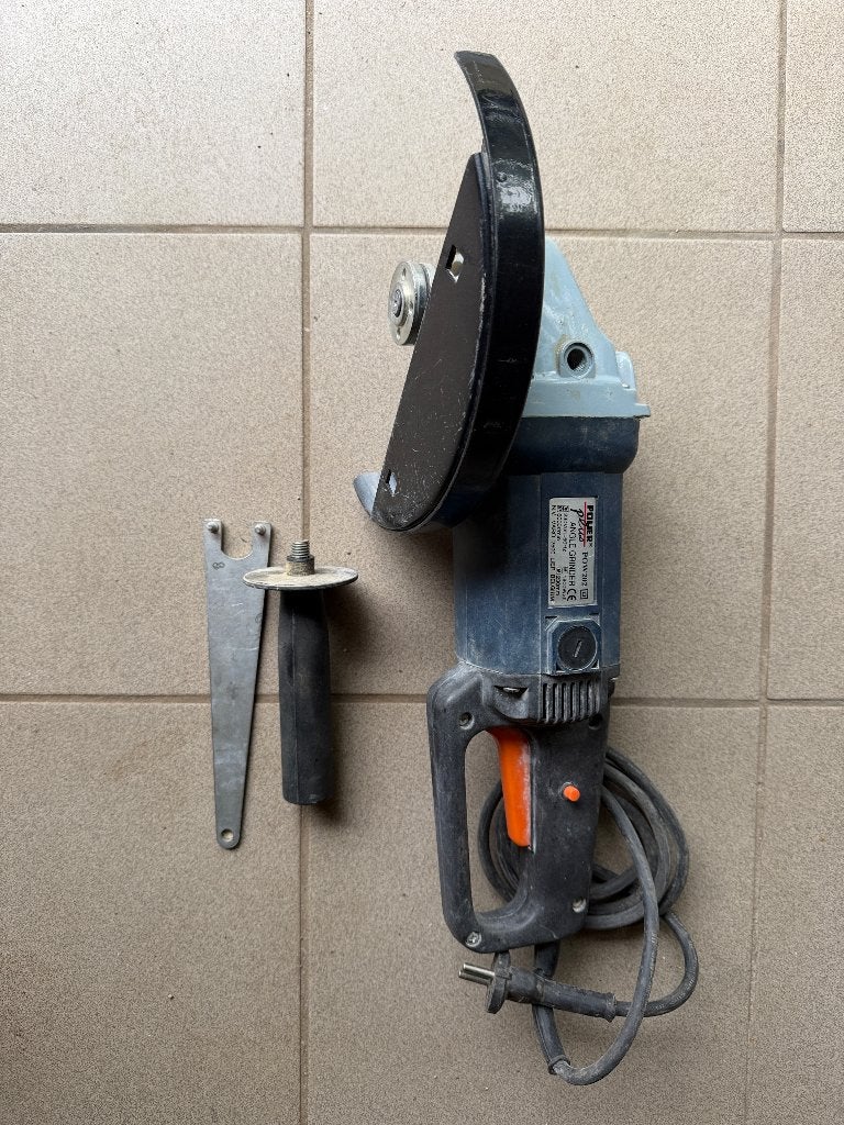 Grote slijpmachine, Ophalen, Gebruikt