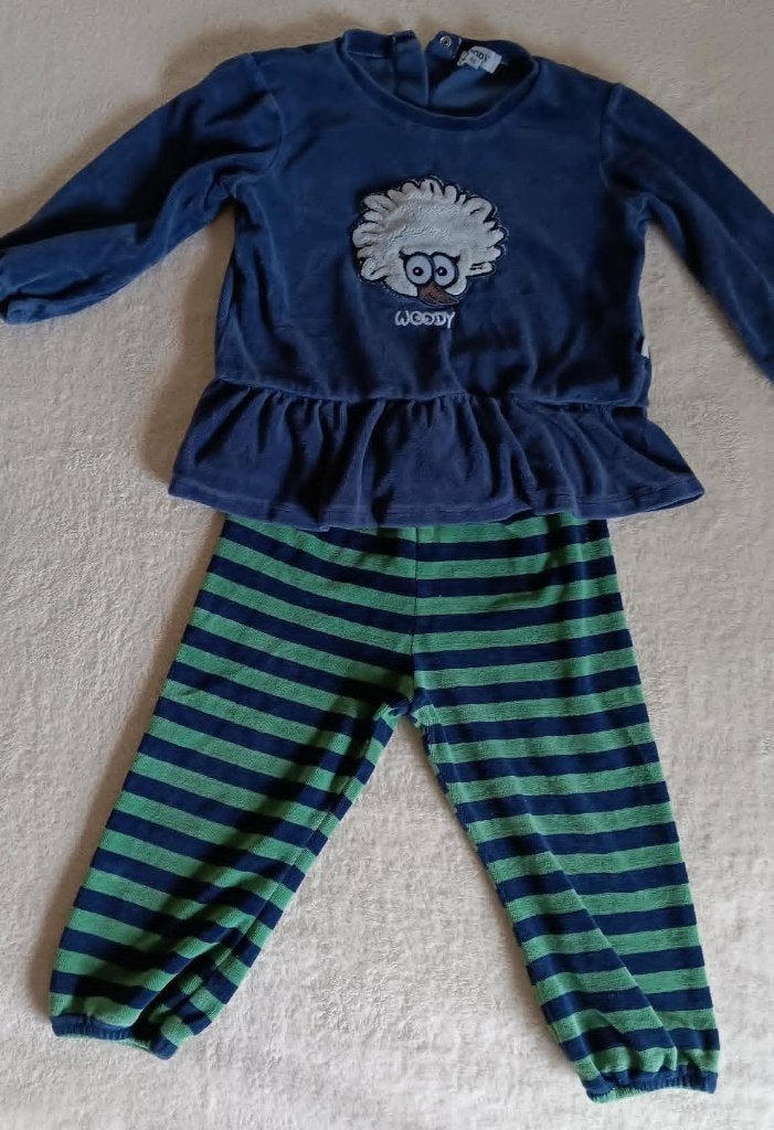 Woody pyjama meisje Maat 86, Kinderen en Baby's, Babykleding | Maat 86, Ophalen, Gebruikt, Meisje